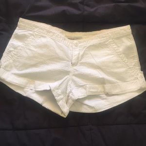 Abercrombie & Fitch White Shorts